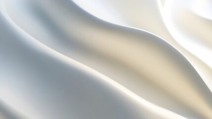 Leinwandbilder - Elegant minimalism with soft 3D shadows on a smooth white surface creating a sophisticated abstract background for design inspiration