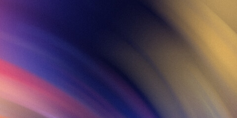 Poster - Abstract background with blended colors of purple pink and yellow creating a smooth and dreamy effect