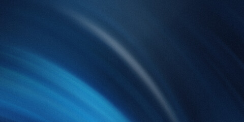 Poster - Abstract blue gradient background with a subtle white curve creating a sense of depth and motion