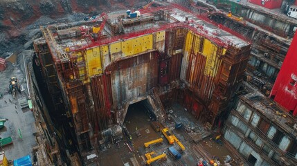 Poster - Formwork systems and scaffolding on multi-level infrastructure project
