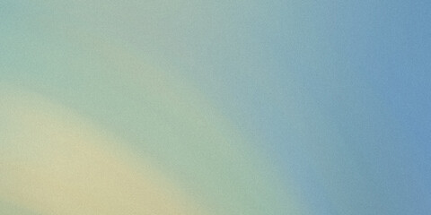 Poster - Soft pastel gradient background with shades of blue green and yellow creating a peaceful ambiance