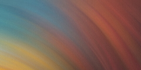 Poster - Abstract background featuring a blend of blue yellow and red colors creating a soft gradient effect