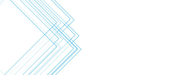 Fototapete - Abstract white background with blue lines. Modern and dynamic seamless retro pattern business concept. Creative geometric triangle shape. Design Space design concept Suit for business, corporate