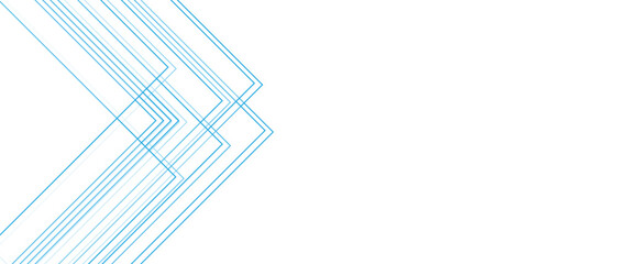 Fototapete - Abstract white background with blue lines. Modern and dynamic seamless retro pattern business concept. Creative geometric triangle shape. Design Space design concept Suit for business, corporate