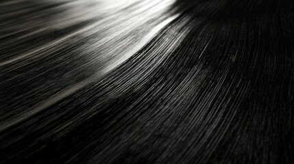 Poster - Abstract textural lines creating a dark monochromatic sleek and elegant design