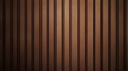 Poster - Vertical brown lines background texture.