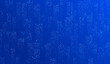 © moleks - Technology background with binary code reflects the concept of big data digital information and processing algorithms ensuring structured analysis