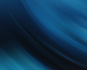 Poster - An abstract blurry image featuring shades of blue and dark colors creating a soft and dreamy atmosphere