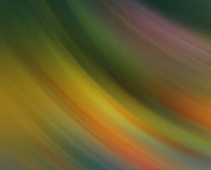 Poster - A blurred abstract background featuring a blend of yellow green and orange colors creating a soft gradient effect