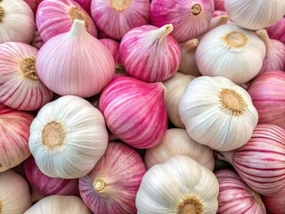 Poster -  A bunch of red onions in a pile.