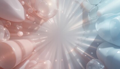Poster - Dynamic light burst action abstract image visual content ethereal environment close-up view innovative concept for modern aesthetic appeal