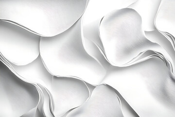 Poster - White paper texture background, close-up. White canvas background for the design or presentation of products.