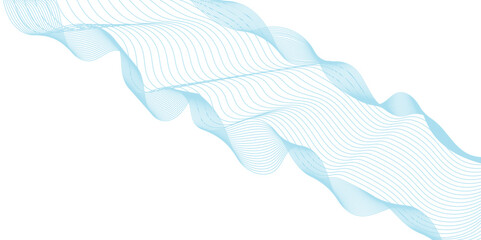 Abstract wave line for banner, wallpaper background with wave design.	

