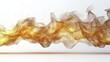 © Lol - Golden liquid flowing like a river of dreams across a white canvas, sparkling with subtle glitter.