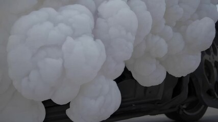 Poster - Dreamy Billowing Smoke in Ethereal Cloudscape Background