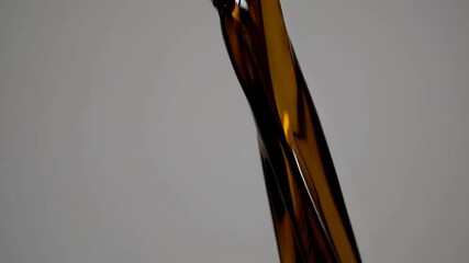 Poster - Mesmeric Flow of Oil Captured in Simple Elegance and Clarity