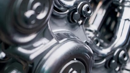Poster - Elegance of Engine Components Showcasing Simple Design and Functionality