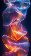 Wall Mural - Stunning flowing abstract texture pattern high resolution picture