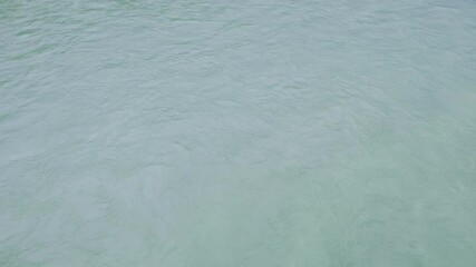 Poster - water is clear and calm. There are no ripples or waves. The water is a deep blue color