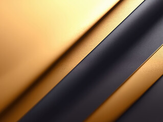 Poster - Sophisticated mix of gold and black textures in abstract design showcasing modern elegance