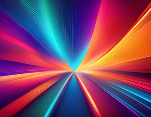 Wall Mural - abstract background with colorful light texture generative ai