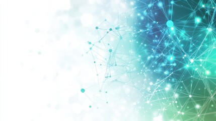 Abstract network graphic design, digital art, technology background, for website banner, presentation slide