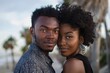 © Vorda Berge - Portrait of a young African American couple on the boardwalk in Los Angeles