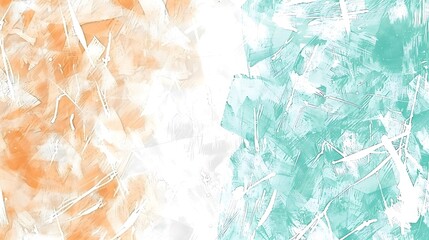 Poster - Abstract art featuring brushstrokes with blended colors and textures