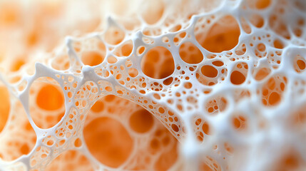 Poster - Abstract organic structure forming intricate network of connections