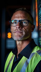Leinwandbilder - Next-Gen Logistics Leadership Innovative Supply Chain Professional Embodying Sustainable Operations and Climate-Smart Transportation Strategy for Modern Enterprise