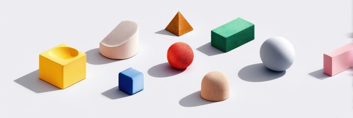 Leinwandbilder - Minimalist Geometric Innovative Design Elements for Digital Branding, Creative Tech Visualization and Modern Visual Communication Strategies