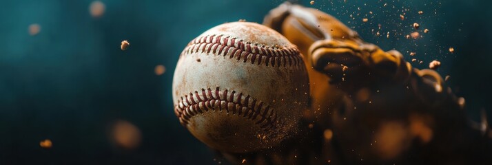 Aufkleber - Cinematic Sports Dynamic High-Performance Baseball Moment Capturing Precision Engineering, Pro Athletic Skill, and Immersive Action in 4K Ultra-Resolution