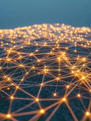 Aufkleber - Luminous Network Dynamics Next-Gen Economic Connectivity Visualization for Global Trade Intelligence and Strategic Market Mapping in Digital Transformation Era