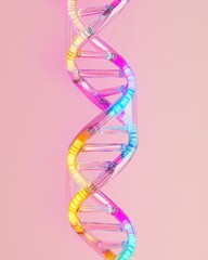 Aufkleber - Luminescent Genetic Innovation Prismatic DNA Visualization for Cutting-Edge Biotechnology Research and Precision Medicine Breakthrough