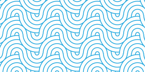 Poster - overlapping pattern minimal diamond geometric waves spiral transparent and abstract circle wave line