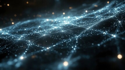 Network of interconnected smart devices in geometric space