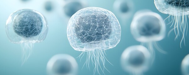 Poster - 3d rendered illustration of a bacteria