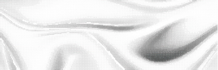 Wall Mural - Abstract grunge halftone pattern. Black and white vector illustration	