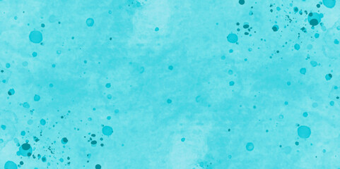 Wall Mural - bright blue watercolor vector background, watercolor drawing on a paper image, hand paint square sta