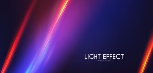 Wall Mural - Abstract motion light effect. Energy power design. Blue and gold, red light