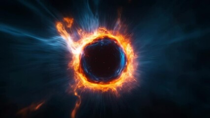 Poster - fiery number eight