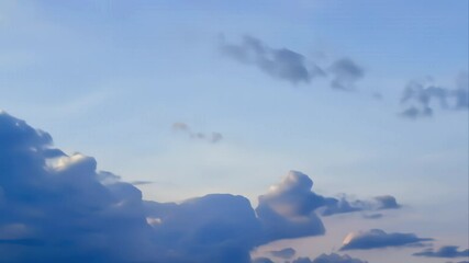 moving cloud view, 4k resolution footage.