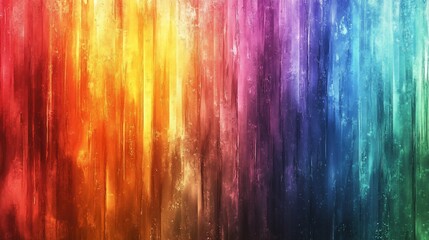 Poster - Vibrant Rainbow Spectrum Abstract Art Grunge Style Background Texture