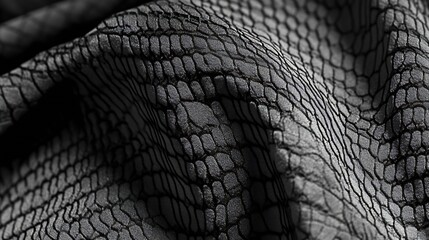 Poster - Detailed Close-Up of Rich Textured Black Material Showcasing Intricate Patterns and High Quality : Generative AI