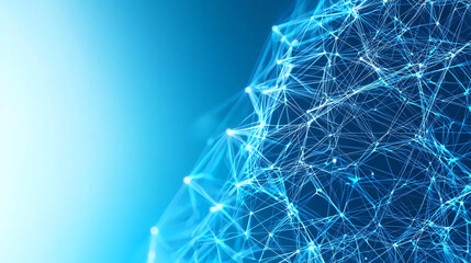 Poster - Abstract network illustration representing digital connections, perfect for technology and innovation themes.