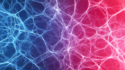 Poster - Abstract representation of interconnected networks, showcasing vibrant colors and intricate designs that capture the essence of technology.