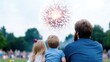 © MAKASIHMAS SIDNEY - Family enjoying fireworks display