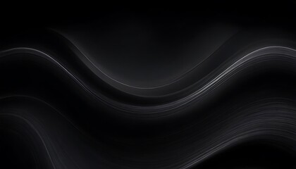 Wall Mural - abstract background silver and black wave background,elegant, luxury, shiny, silver, abstract, black
