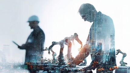 Poster - Futuristic Engineers Concept in a Creative Technology Environment