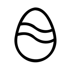 Poster - Easter Egg Silhouette Vector  High-Quality Line Art Isolated on Transparent Background for Easter-Themed Designs and Decorations